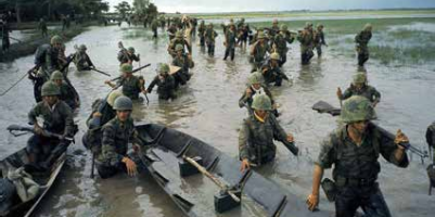 Soldiers in a River Soldiers in a River