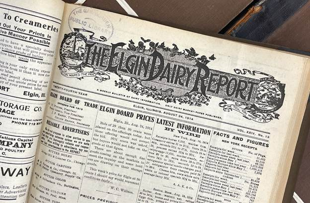 Image of Elgin Dairy Reports